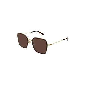 Ochelari de soare hexafonali cu rama metalica - Auriu - imagine