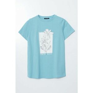 Tricou cu decolteu la baza gatului imagine