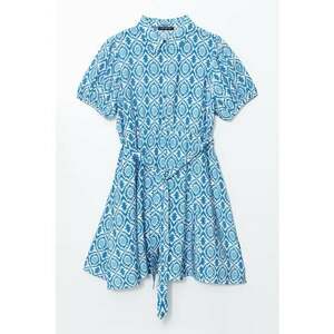 Rochie cu model si cordon in talie imagine