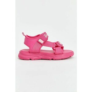 Sandale cu inchidere velcro si imprimeu Barbie imagine