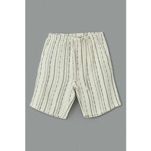 Pantaloni scurti cu model in dungi si talie elastica imagine