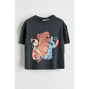 Tricou din bumbac cu imprimeu cu desene animate imagine