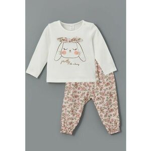 Set de bluza si pantaloni cu imprimeu imagine