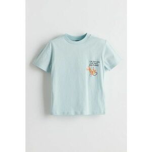 Tricou cu decolteu la baza gatului si imprimeu cu astronaut imagine