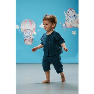 Set de pantaloni si camasa din bumbac imagine