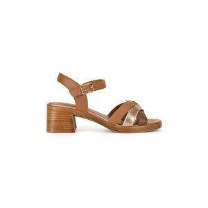 Sandale dama - 590559 - Piele naturala - Maro - imagine
