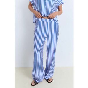 Pantaloni cu model in dungi si buzunare laterale imagine