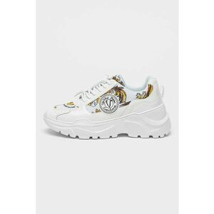 Pantofi sport cu talpa demi-wedge si garnituri din piele imagine