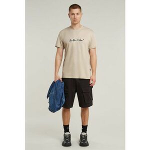 Pantaloni cargo scurti din bumbac organic cu talie elastica imagine
