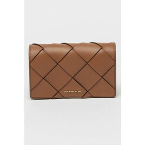 Geanta crossbody de piele cu bareta lant detasabila imagine