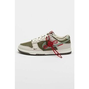 Pantofi sport din piele cu design colorblock Dunk Low Retro imagine
