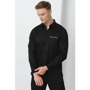 Camasa regular fit cu logo brodat imagine