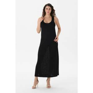 Rochie de plaja cu decolteu rotund imagine