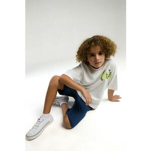 Set de tricou de bumbac si pantaloni scurti - 2 piese imagine