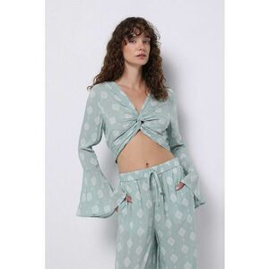 Bluza cu maneci clopot si model imagine