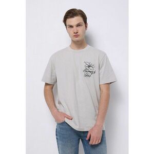 Tricou cu imprimeu floral pe partea din spate imagine