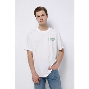 Tricou relaxed-fit cu imprimeu pe partea din spate imagine