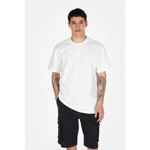 Tricou lejer cu decolteu la baza gatului si model uni imagine