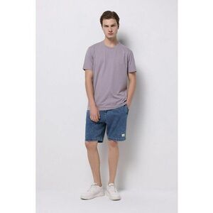 Blugi scurti relaxed-fit cu talie elastica imagine