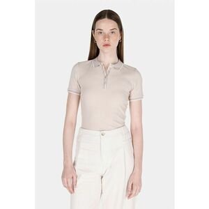 Tricou polo slim-fit cu terminatii contrastante imagine