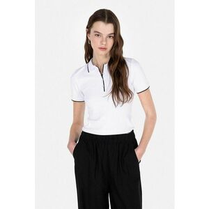 Tricou polo slim-fit cu terminatii contrastante imagine