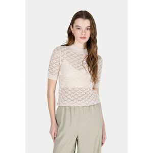 Tricou tricotat cu perforatii imagine