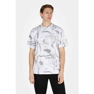 Tricou cu imprimeu abstract imagine