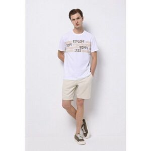 Pantaloni scurti chino cu snur in talie imagine