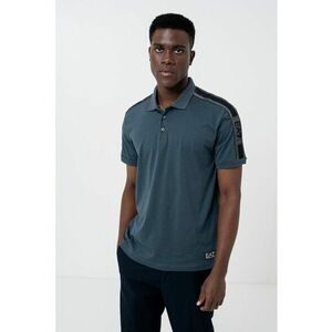 Tricou polo cu benzi logo imagine