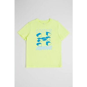 Tricou din amestec de bumbac cu imprimeu logo imagine