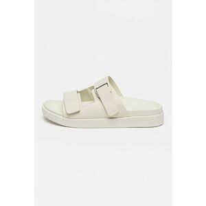 Sandale din piele cu barete cu inchidere velcro imagine