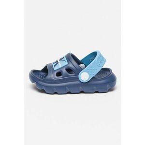 Sandale cu talpa flatform si logo imagine