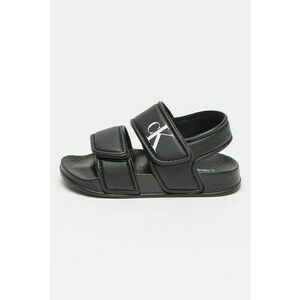 Sandale din piele ecologica cu inchidere velcro imagine
