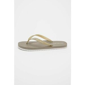 Papuci flip-flop cu logo si talpa plata imagine