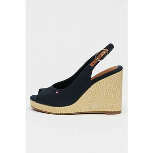 Sandale slingback cu talpa wedge Flag imagine