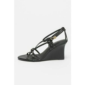 Sandale din piele cu talpa wedge imagine