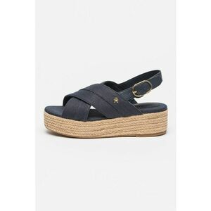 Sandale slingback cu talpa wedge imagine