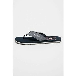 Papuci flip-flop din in cu logo imagine