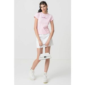 Tricou slim fit cu logo imagine