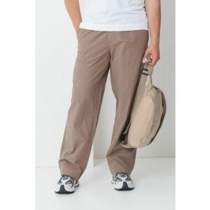 Pantaloni drepti cu banda elastica in talie imagine