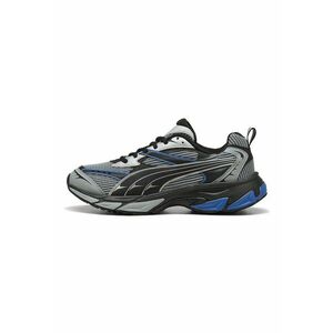 Pantofi sport cu insertii textile Morphic Athletic - Negru - sqdqGri - Albastru royal imagine