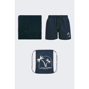 Set de pantaloni scurti de baie - prosop de plaja si rucsac - 3 piese imagine