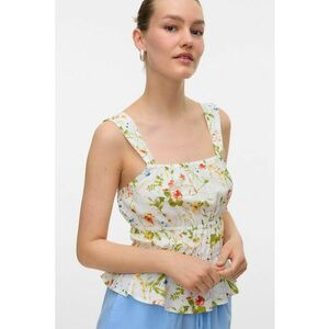 Top cu imprimeu floral imagine