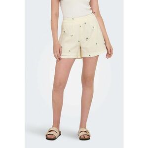 Pantaloni scurti de bumbac cu model floral imagine
