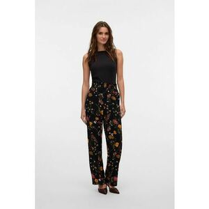 Pantaloni drepti cu imprimeu floral imagine