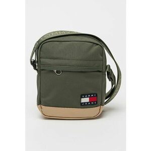 Geanta crossbody din material textil cu logo imagine