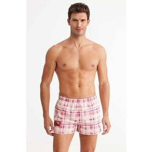 Pantaloni scurti de baie cu model in carouri imagine