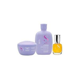 Set pentru netezire Semi Di Lino Smoothing Sampon 250 ml + Masca - 200 ml + Ulei Cristalli Liquidi 15 ml imagine