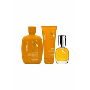 Set Alfaparf Semi di Lino Density Thickening - Sampon 250 ml + Balsam 200 ml + Ulei iluminator Cristalli Liquidi 15 ml imagine