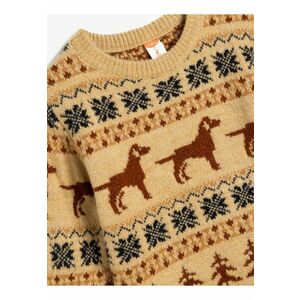 Pulover tricotat cu modele variate imagine